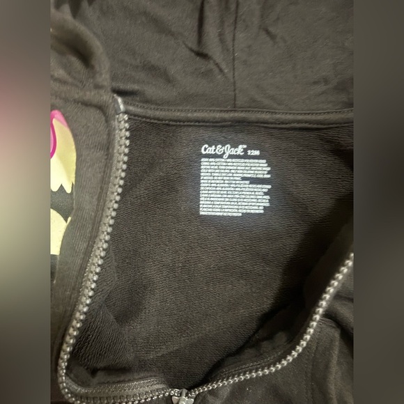 Toddler Boys' Glow In the Dark Dino Halloween Zip-Up Sweatshirt Cat &
Jack 12M - Picture 7 of 7